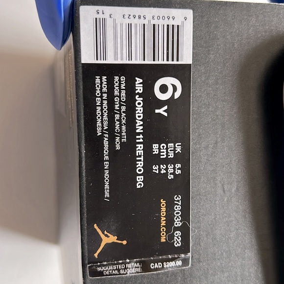 Air Jordan 11 retro BG size 6y - Picture 12 of 12